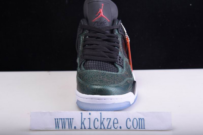 air jordan 4 retro laker green aj4-1043515