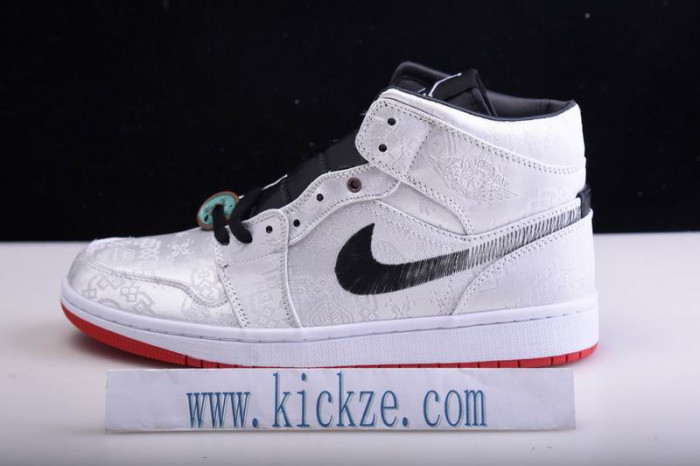 air jordan 1 mid "clot - fearless" - cu2804-100