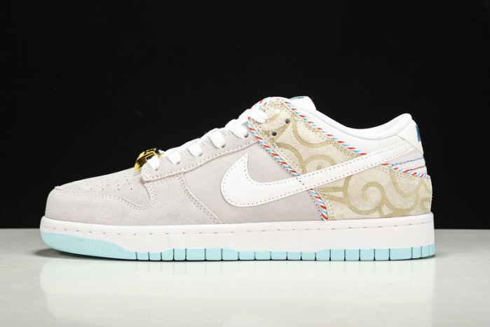 nike dunk low barbershop grey - dh7614-500