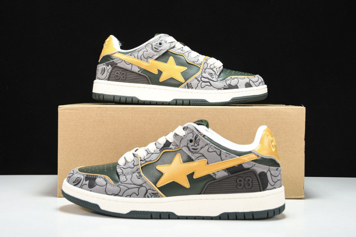 a bathing ape bape sta low copshoe bp-029