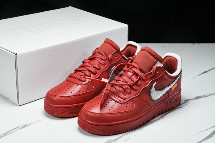 of x nike air force 1 low red ao4297-600
