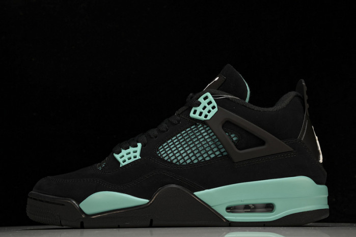air jordan 4 black tiff any green bq7669-132