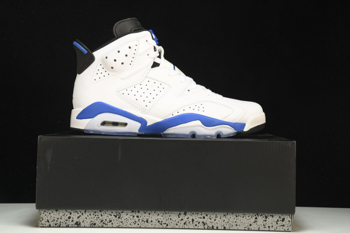 jordan 6 retro sport blue (2014) - 384664-107