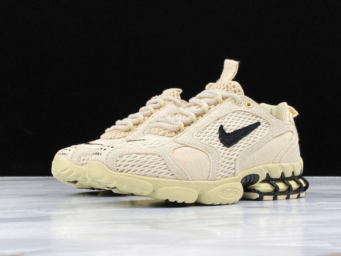 nike air zoom spiridon cage 2 stussy fossil - cq5486-200