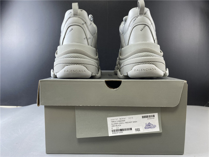 bl triple s trainers letters -kickze bl8