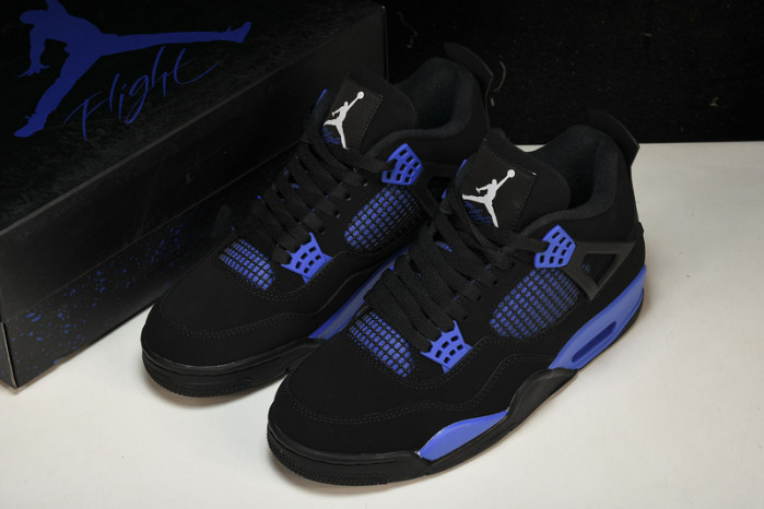 air jordan 4black game royal ct8527-017