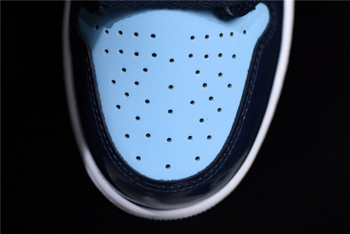 air jordan 1 unc blue chill patent leather cd0461-401