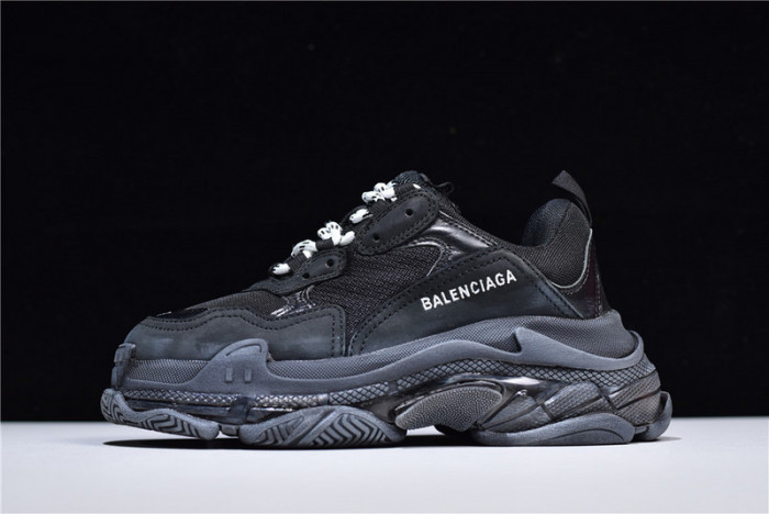 bl triple s trainer ''clear sole'' - bl -black 541624 w09o1 1000