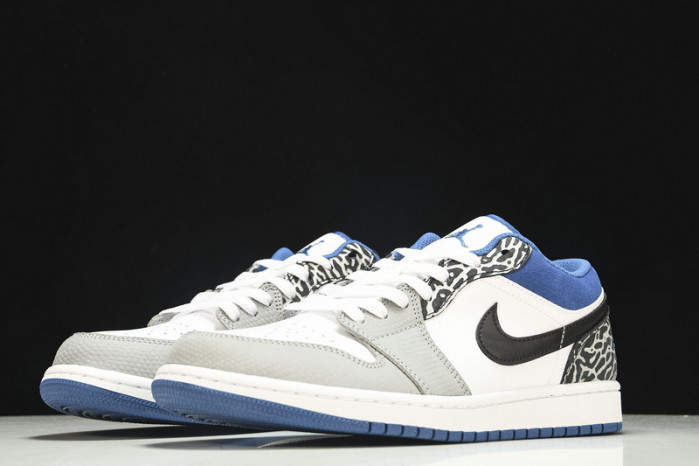jordan 1 low se true blue - dm1199-140