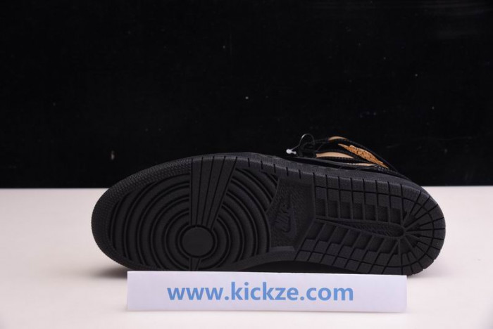jordan 1 retro high black metallic gold (2020) - 555088-032