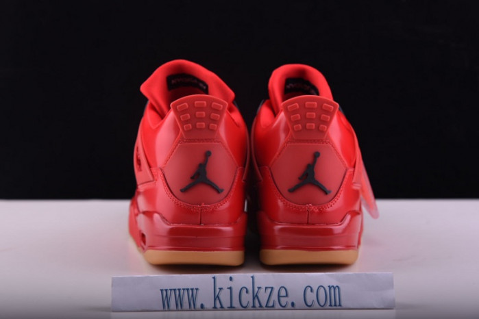 air jordan 4 fire red gum singles day av3914-600