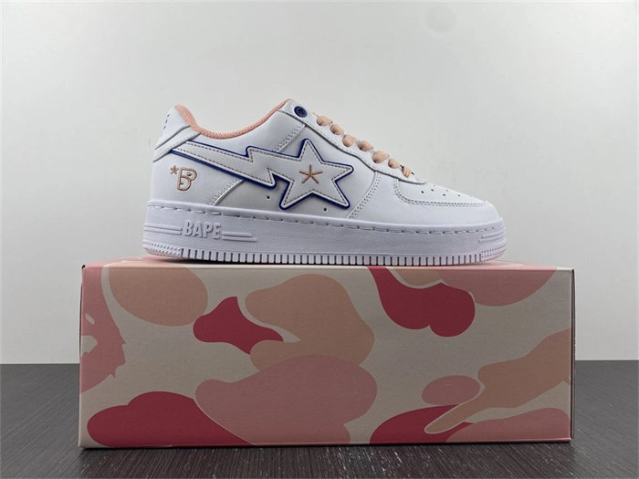 Efficient A Bathing Ape Bape Sta BAPY White Pink 5329
