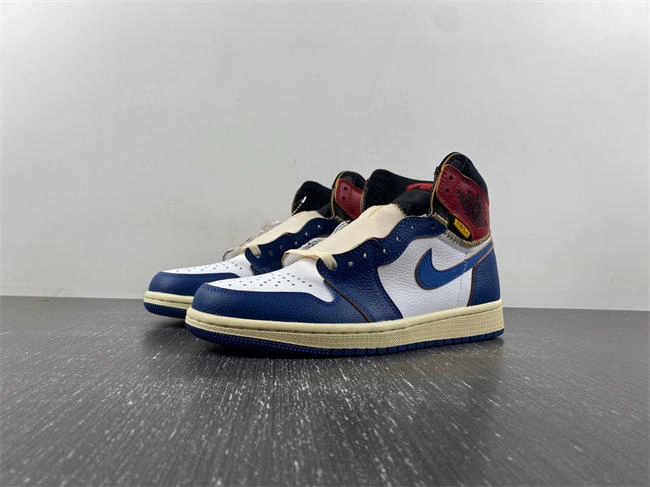 Original Jordan 1 Retro High Union Los Angeles Storm Blue BV1300- 3585