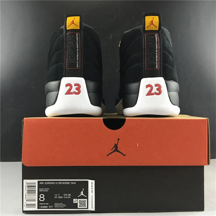 Sustainable Jordan 12 Retro Reverse Taxi 130690- 4159