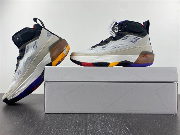 Comfortable Jordan 37 Light Bone Dark Concord DD6958- 4196