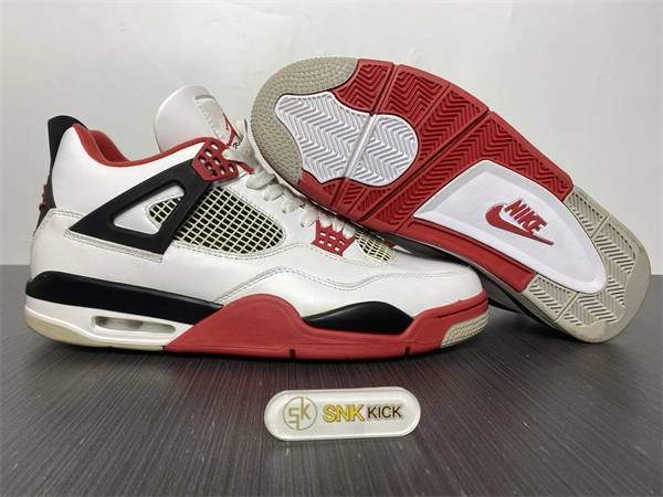 WeatherProof Jordan 4 Retro FIRE RED DC7770- 3871