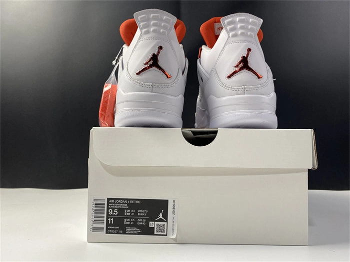 Jordan 4 Retro Metallic Orange  CT8527- Premium 3967