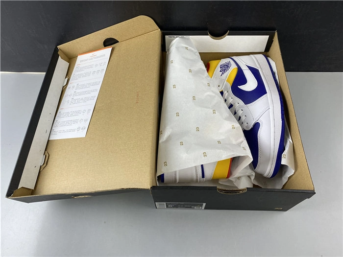 Durable Jordan1 Mid Royal Blue Laser Orange 554724- 3774