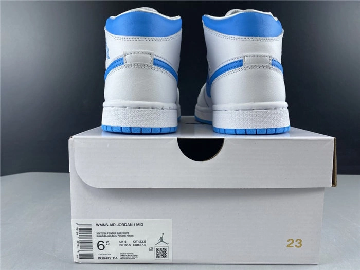 Supportive Jordan1 Mid UNC BQ6472- 3745