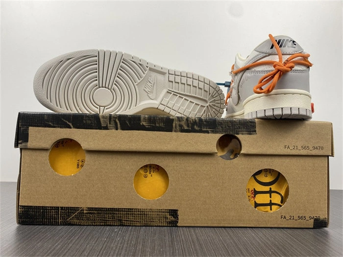 Packable Nike Dunk Low Off-White Lot 44 DM1602- 5071