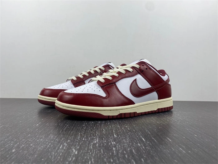 Nike Dunk Low PRM Vintage Team Red FJ4555- Elegant 4590