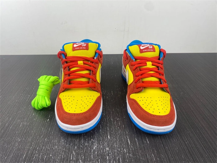 Stylish Nike SB Dunk Low Pro Bart Simpson BQ6817- 4844